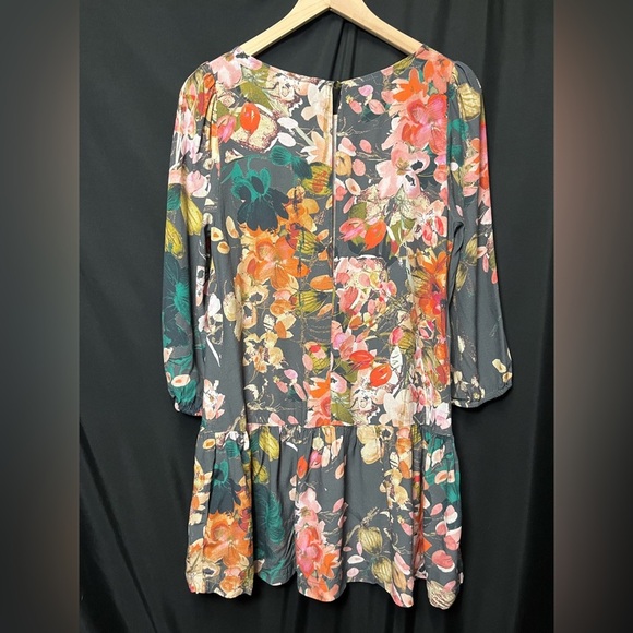 Meadow Rue from Anthropologie Multicolor Floral Drop Waist Dress - Picture 11 of 11